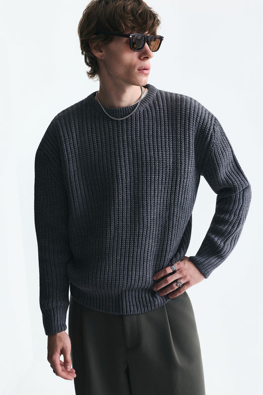 Oversize Basic Triko Kazak