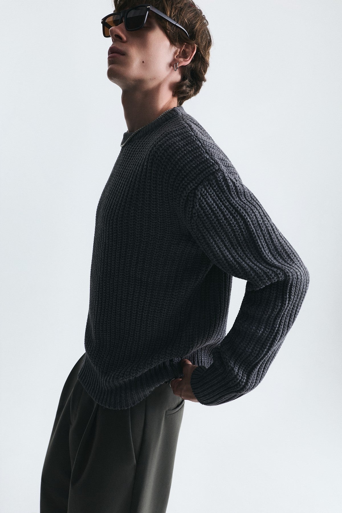 Oversize Basic Triko Kazak