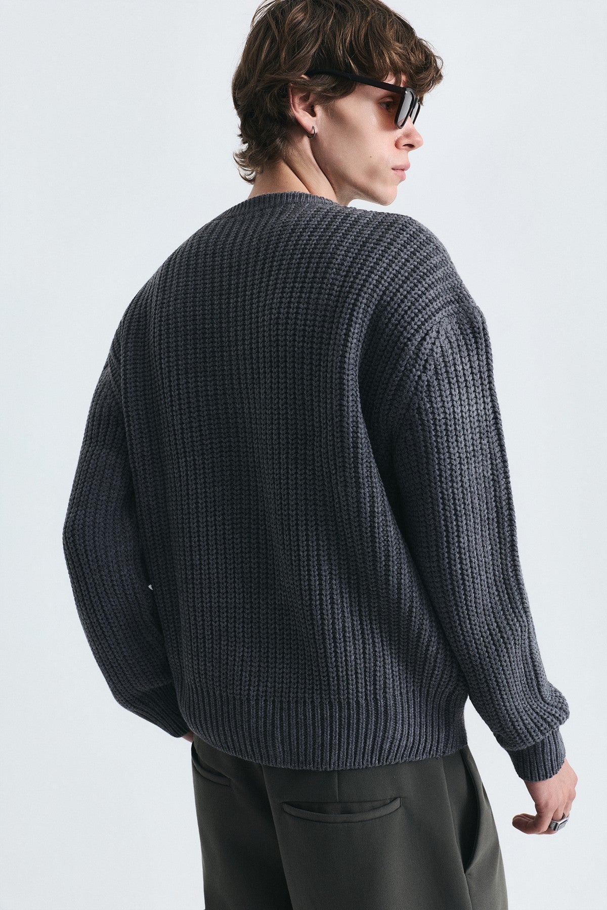 Oversize Basic Triko Kazak