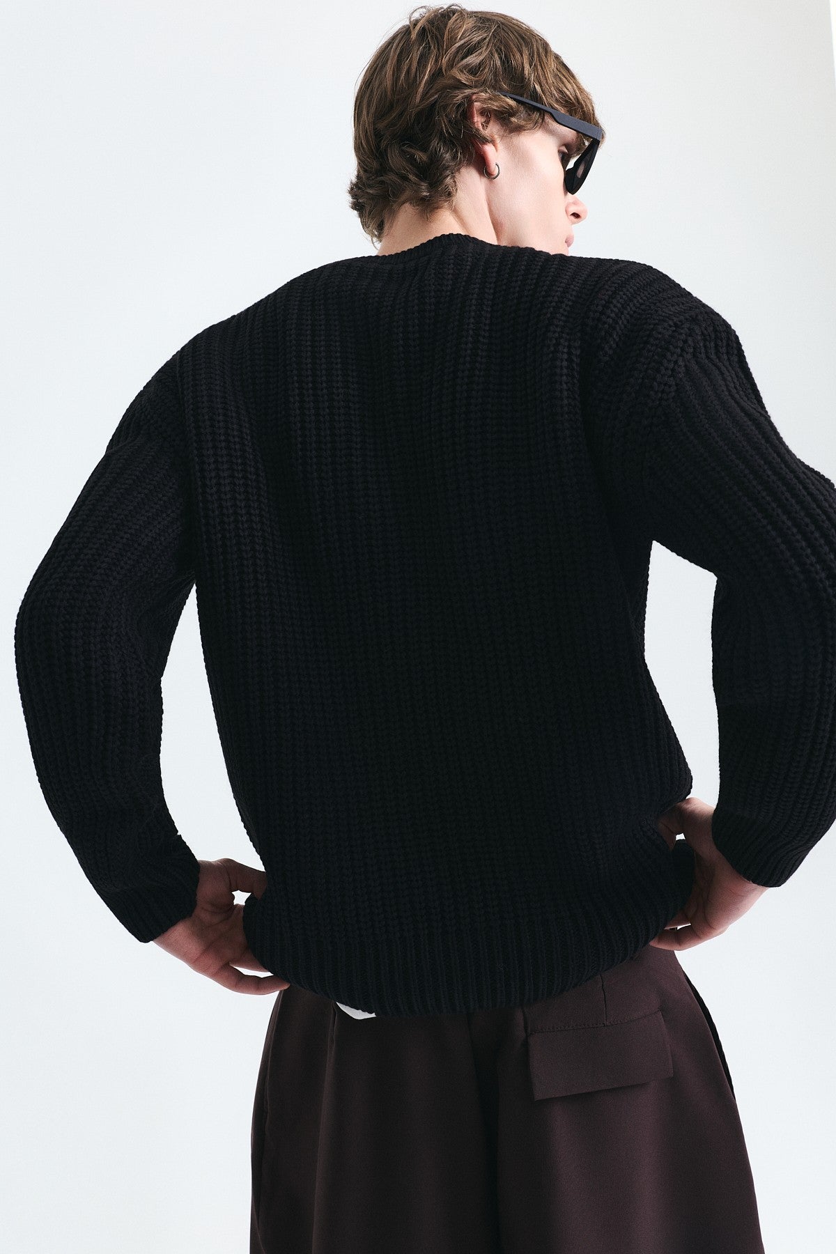 Oversize Basic Triko Kazak