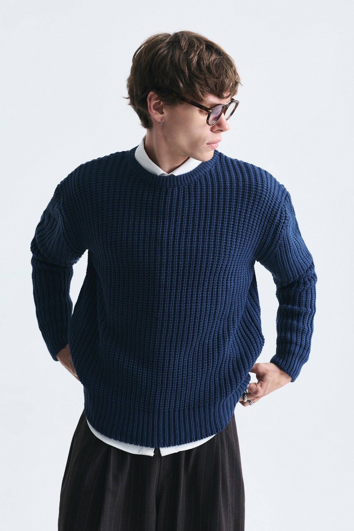 Oversize Basic Triko Kazak