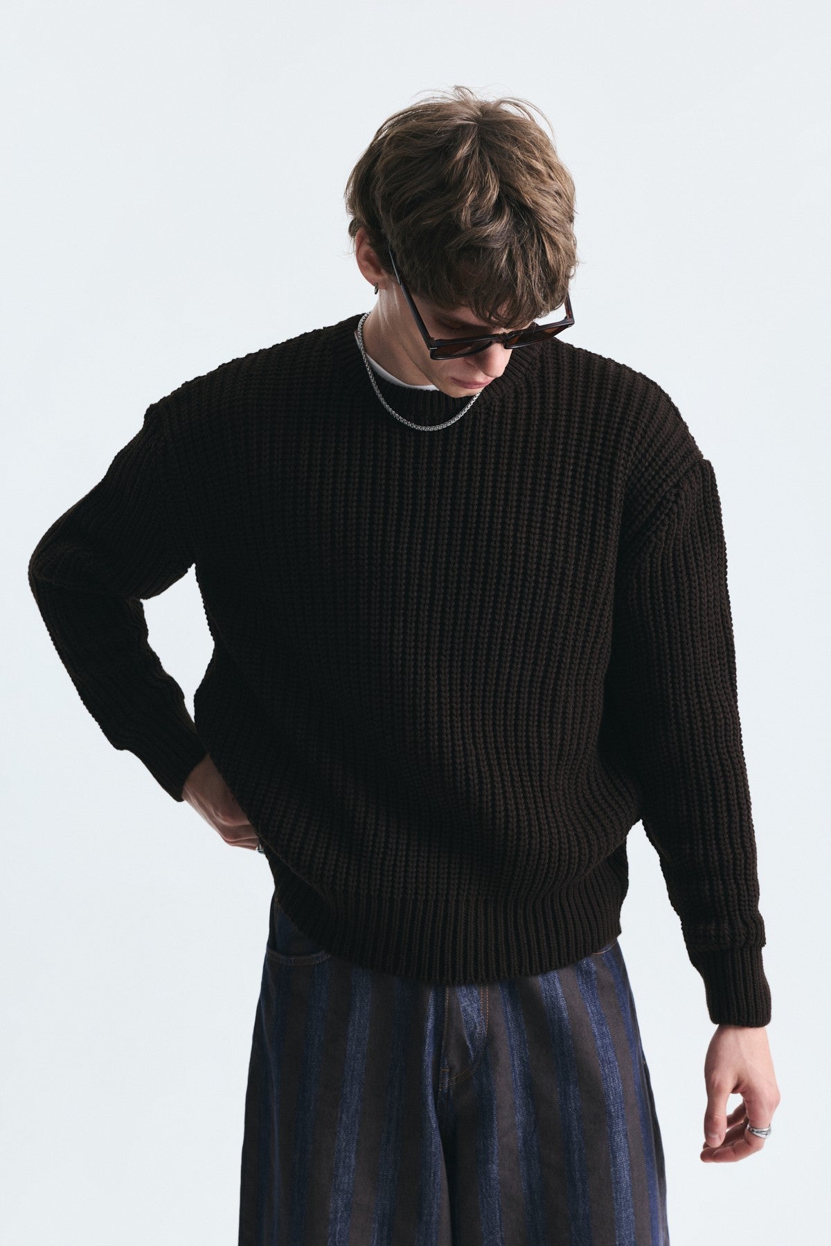 Oversize Basic Triko Kazak