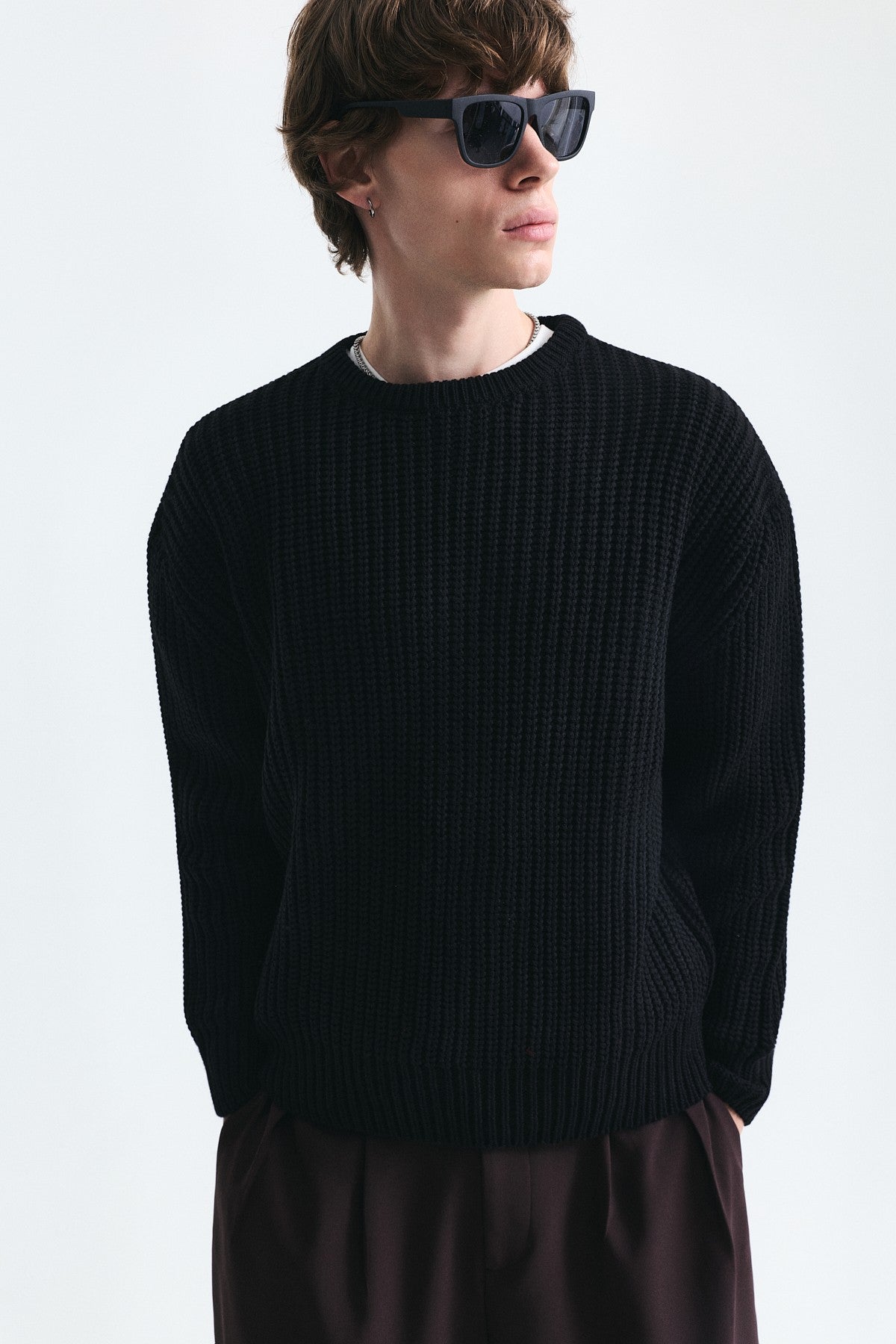 Oversize Basic Triko Kazak