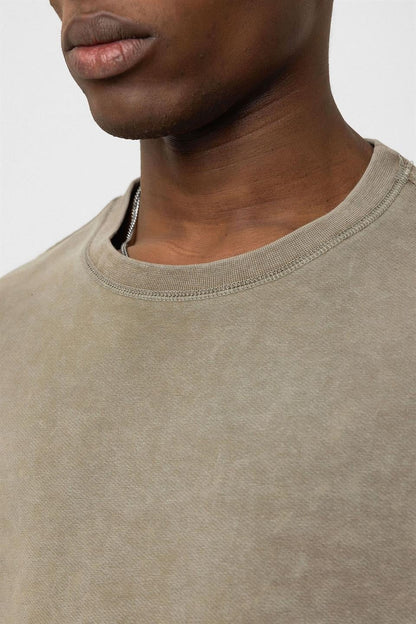 Yıkamalı Basic Oversize Tişört