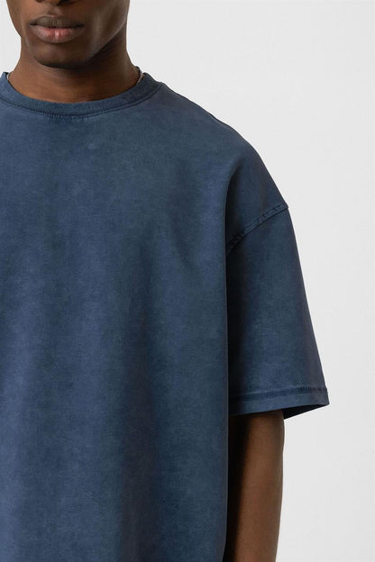 Yıkamalı Basic Oversize Tişört