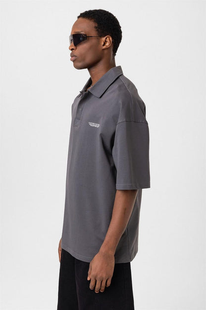 Polo Yaka Oversize Tişört