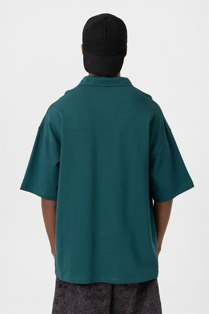 Polo Yaka Oversize Tişört
