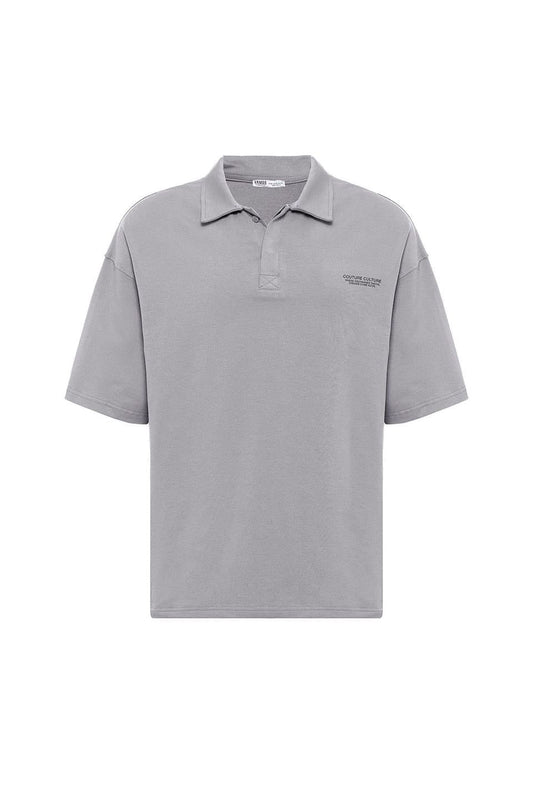 Polo Yaka Oversize Tişört