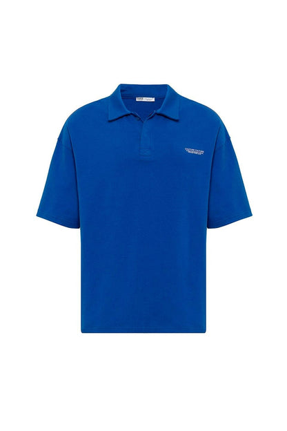 Polo Yaka Oversize Tişört