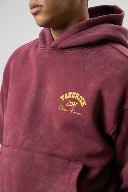 Oversize Yıkamalı Boxy Fit Kapüşonlu Sweatshirt