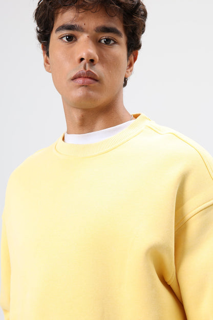 Basic Oversize Yıkamalı Sweatshirt