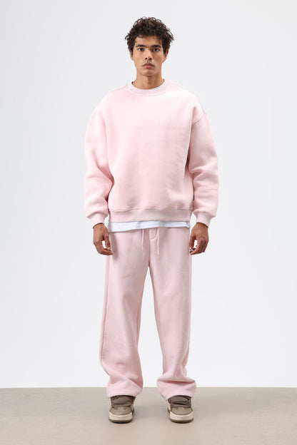Basic Oversize Yıkamalı Sweatshirt