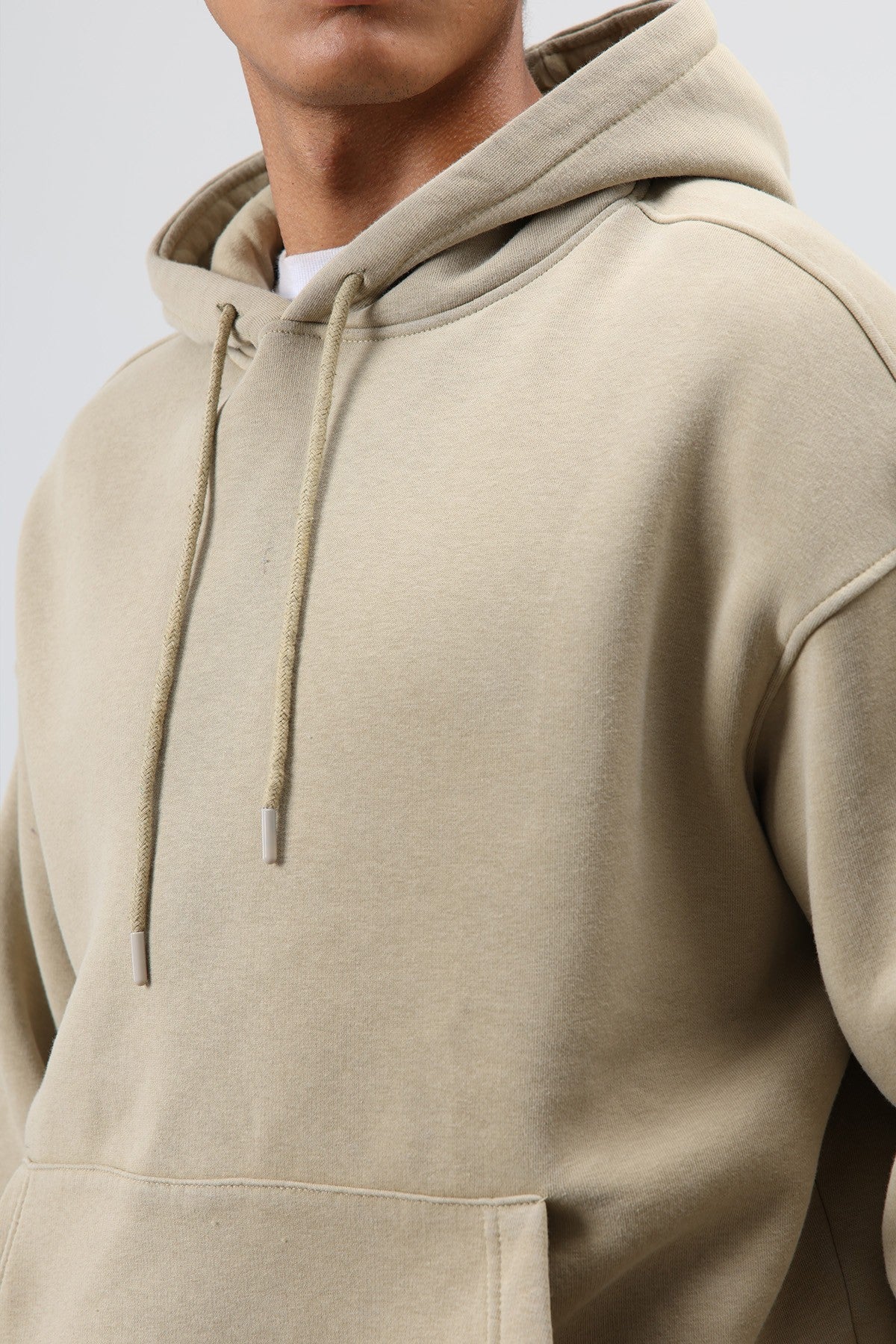 Basic Oversize Yıkamalı Hoodie