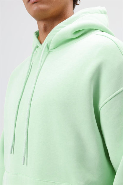 Basic Oversize Yıkamalı Hoodie