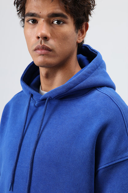 Basic Oversize Yıkamalı Hoodie