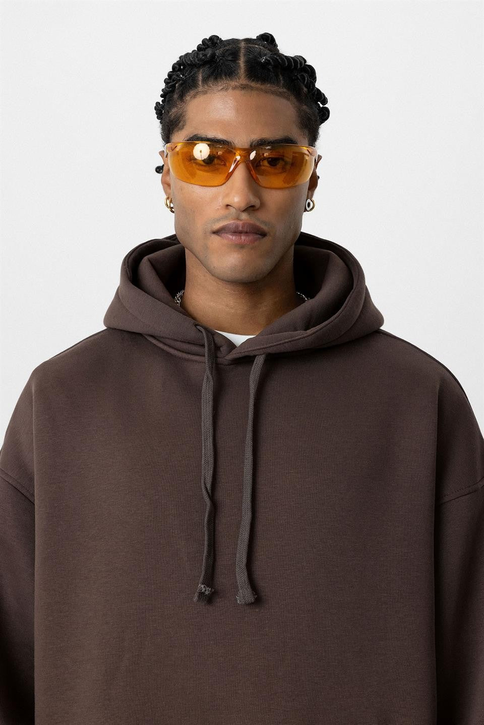 Basic Oversize Yıkamalı Hoodie