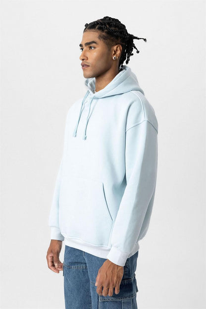 Basic Oversize Yıkamalı Hoodie