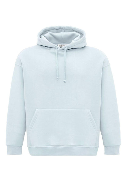 Basic Oversize Yıkamalı Hoodie
