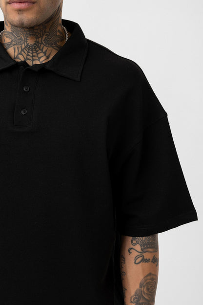 Basic Polo Yaka Oversize Tişört