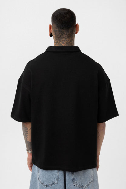 Basic Polo Yaka Oversize Tişört