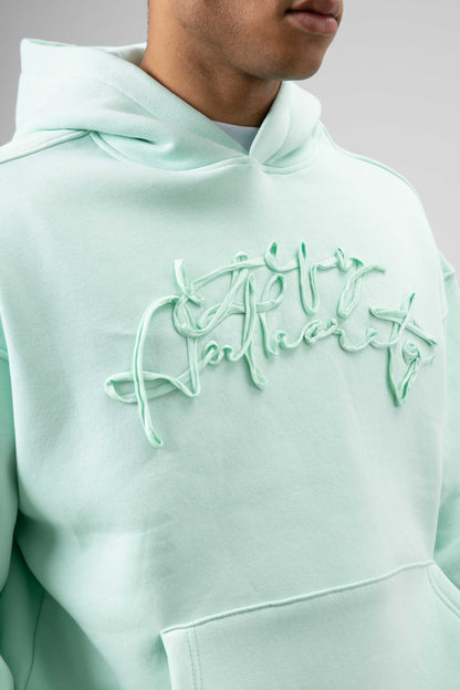 Oversize Baskılı Kapüşonlu Sweatshirt