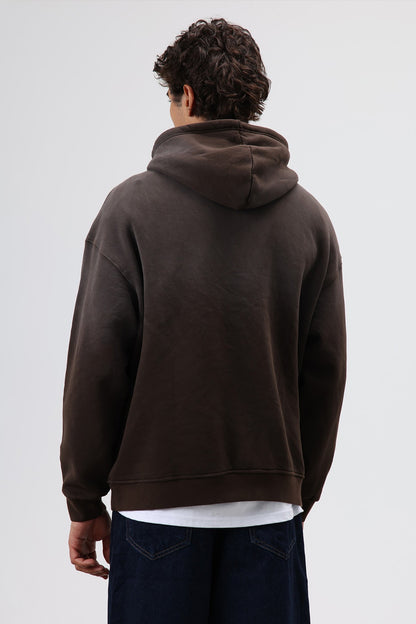 Oversize Nakış Detaylı Hoodie