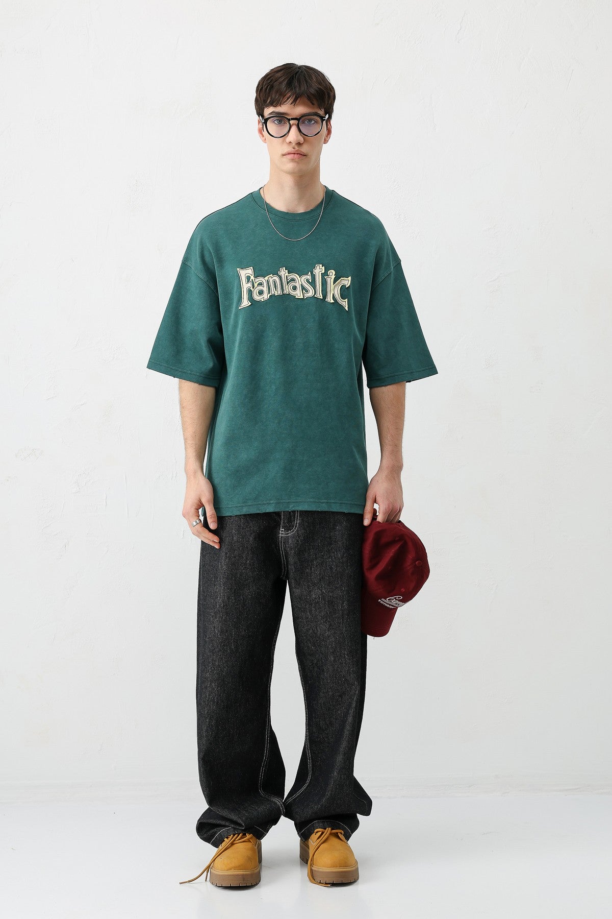 WASHED OVERSIZE T-SHIRT V70-132