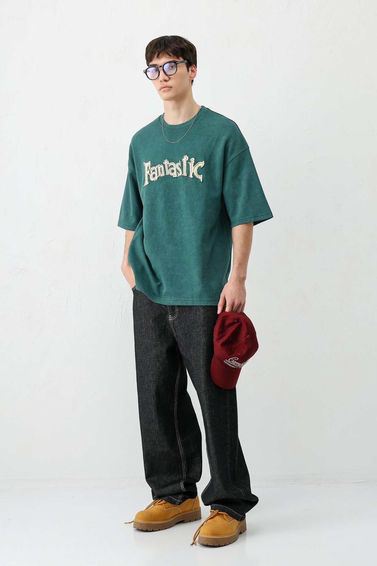 WASHED OVERSIZE T-SHIRT V70-132