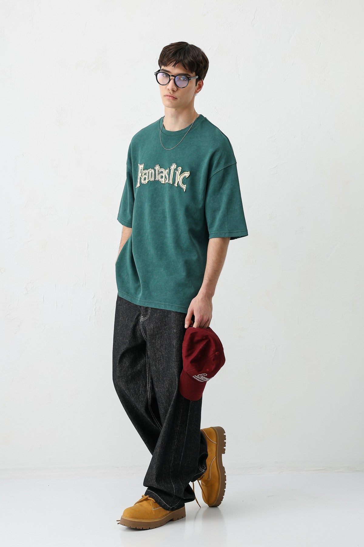 WASHED OVERSIZE T-SHIRT V70-132