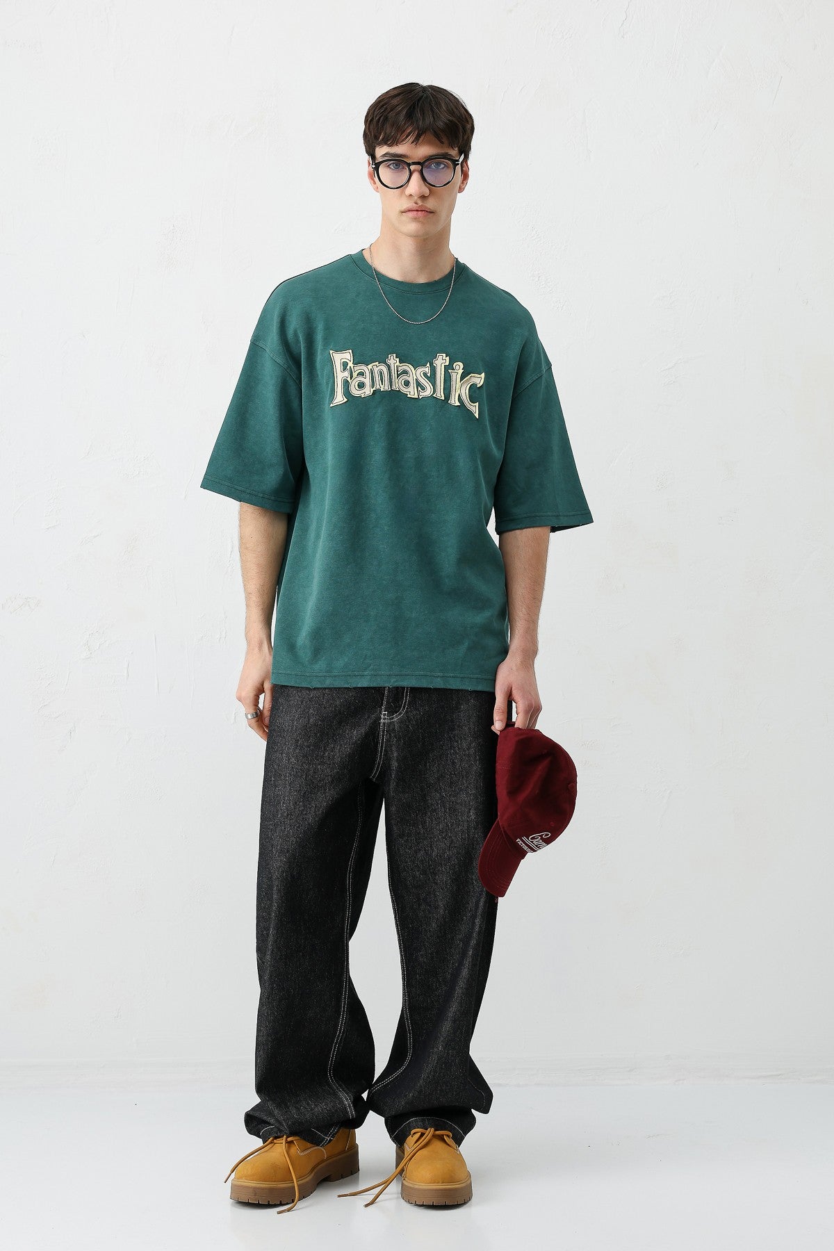 WASHED OVERSIZE T-SHIRT V70-132