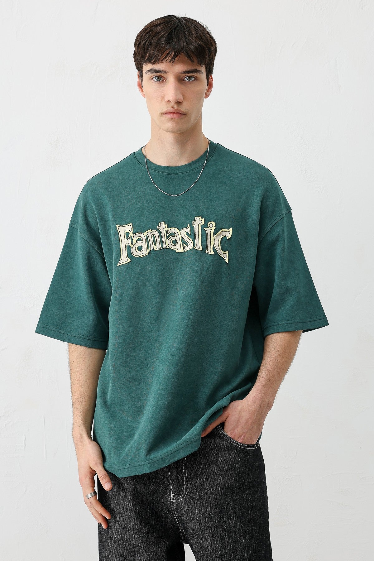 WASHED OVERSIZE T-SHIRT V70-132