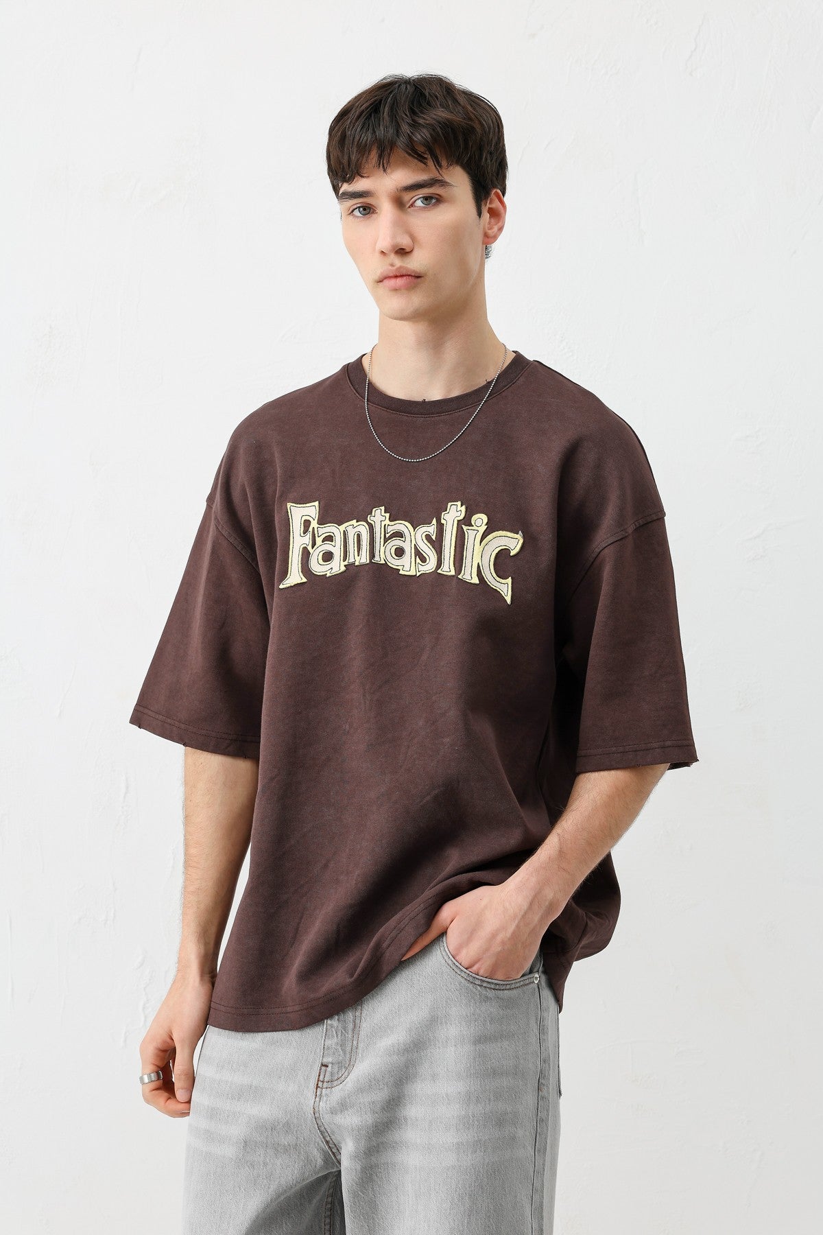 WASHED OVERSIZE T-SHIRT V70-132