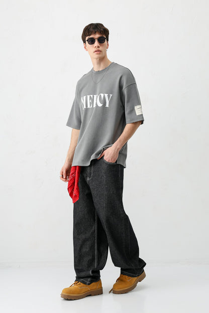 Baskılı Oversize Tişört