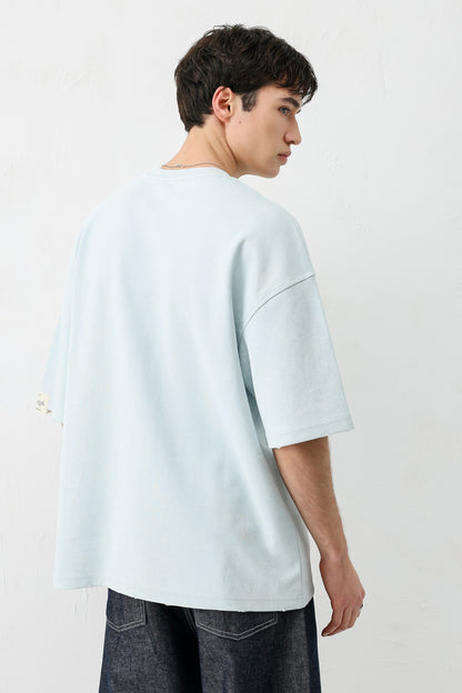 Oversize Gracias Baskılı Tişört