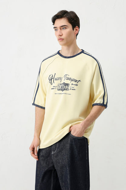 T-SHIRT WASHED REGLAN KOL