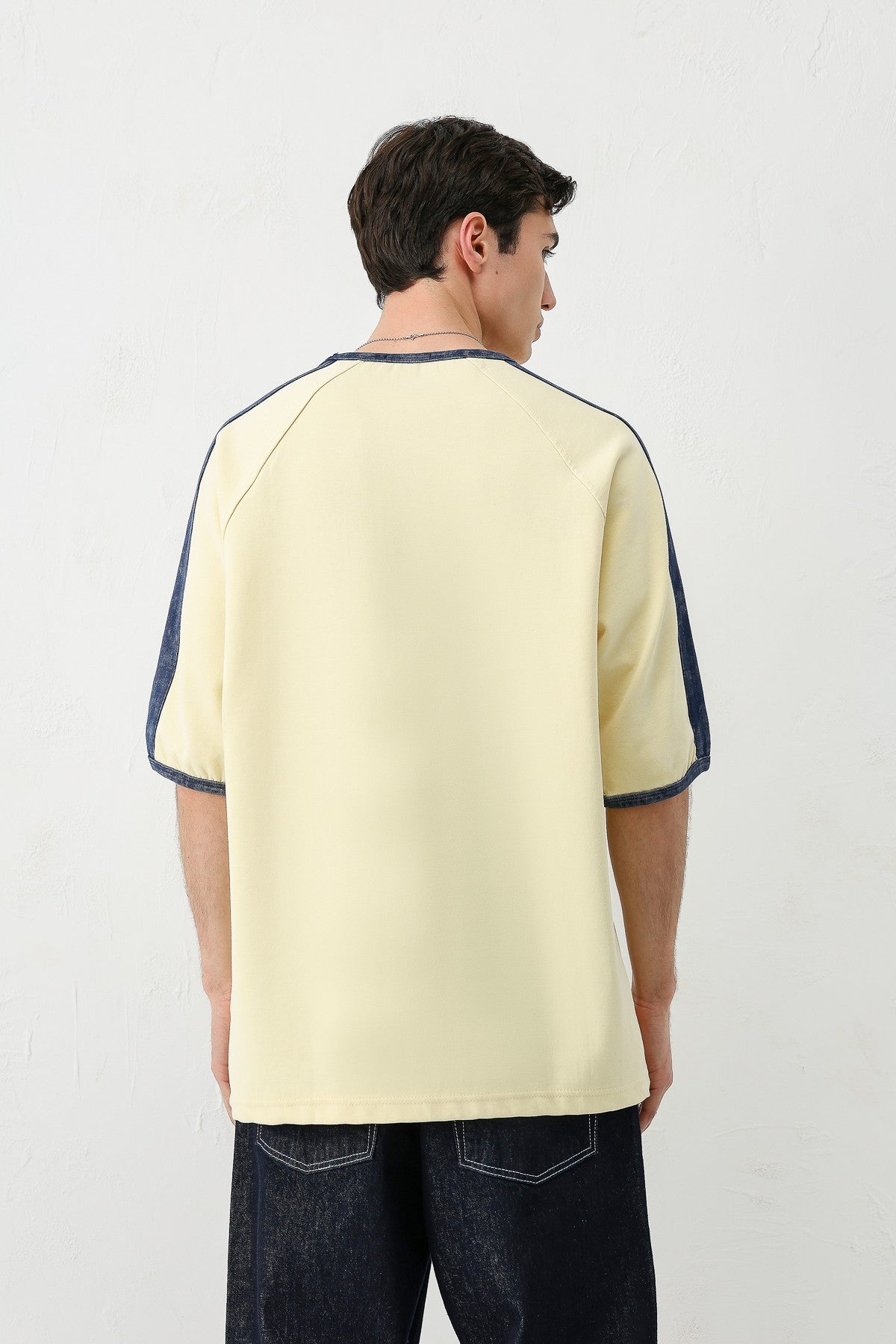 T-SHIRT WASHED REGLAN KOL