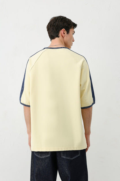 T-SHIRT WASHED REGLAN KOL