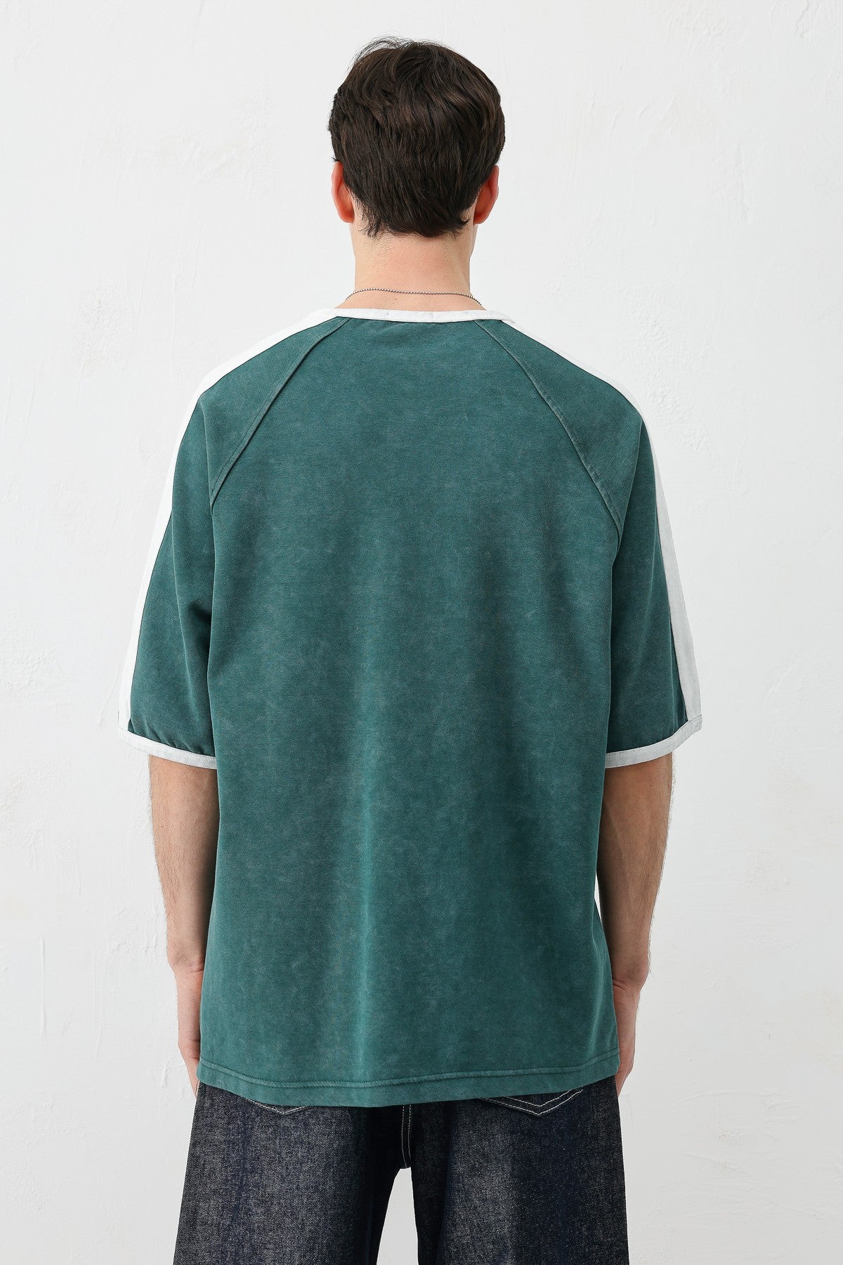 T-SHIRT WASHED REGLAN KOL