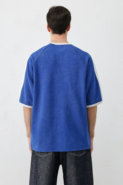T-SHIRT WASHED REGLAN KOL