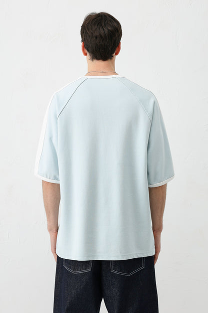 T-SHIRT WASHED REGLAN KOL