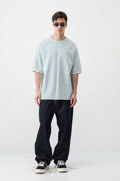 T-SHIRT WASHED REGLAN KOL