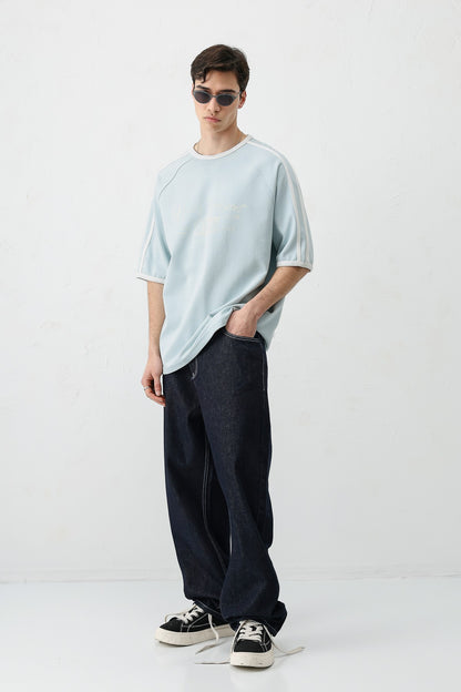 T-SHIRT WASHED REGLAN KOL