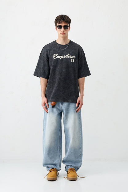 T-SHIRT WASHWD OVERSIZE