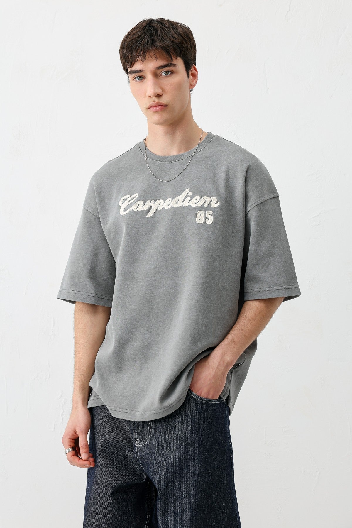T-SHIRT WASHWD OVERSIZE