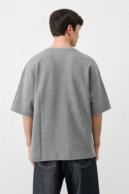 T-SHIRT WASHWD OVERSIZE