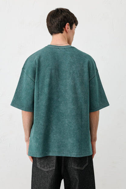 T-SHIRT WASHWD OVERSIZE
