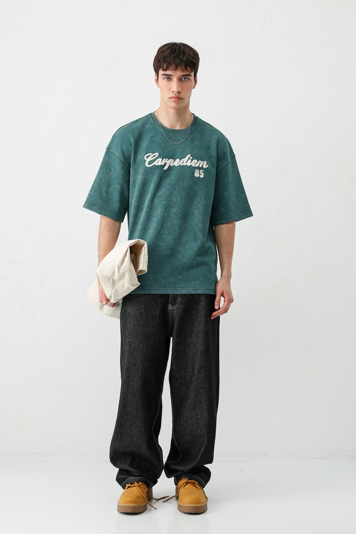 T-SHIRT WASHWD OVERSIZE
