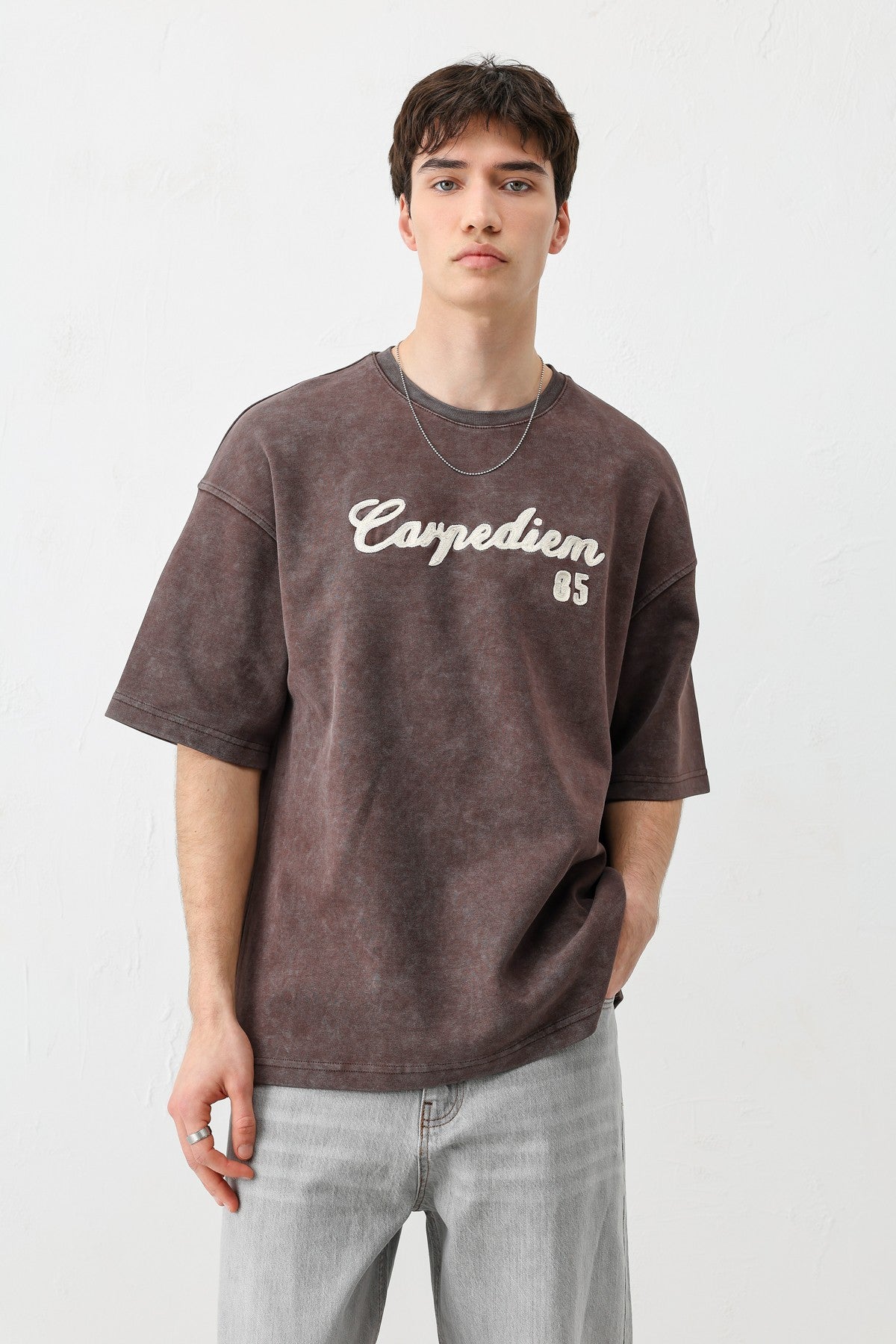 T-SHIRT WASHWD OVERSIZE