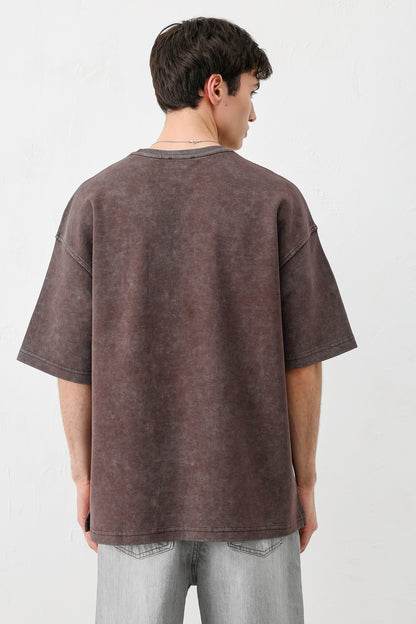 T-SHIRT WASHWD OVERSIZE