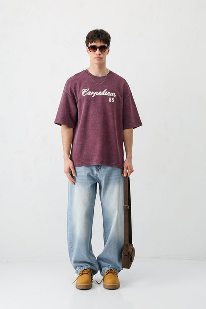 T-SHIRT WASHWD OVERSIZE